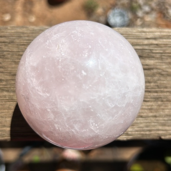 COPY - Rose Quartz Sphere - Picture 5 of 7